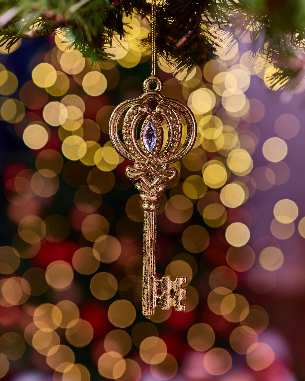 Raphael sleutel kerstboomversiering goud