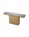 Claremore Console Table Brushed Brass