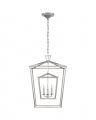 Darlana Double Cage Lantern Polished Nickel Medium