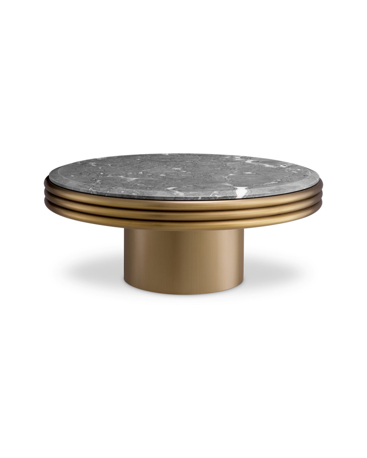 Claremore Coffee Table Brushed Brass