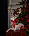 Nathaniel Reindeer White Christmas Decoration