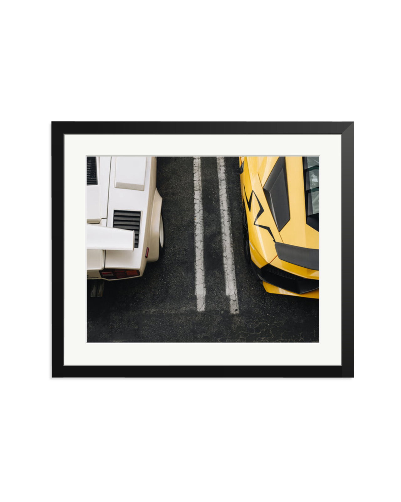 Lamborghini Countach and Aventador SV Black / Large