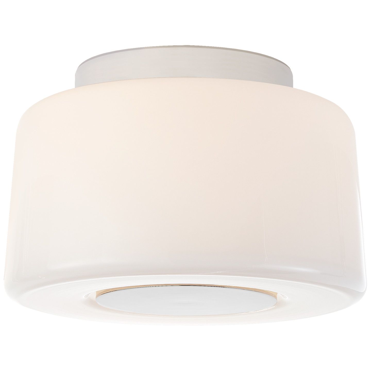 Acme Small Flush Mount Polished Nickel