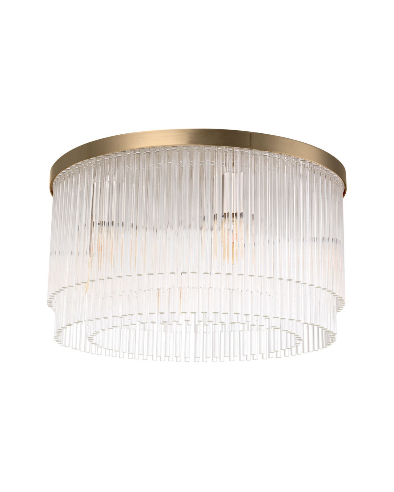 Hector plafondlamp antiek messing