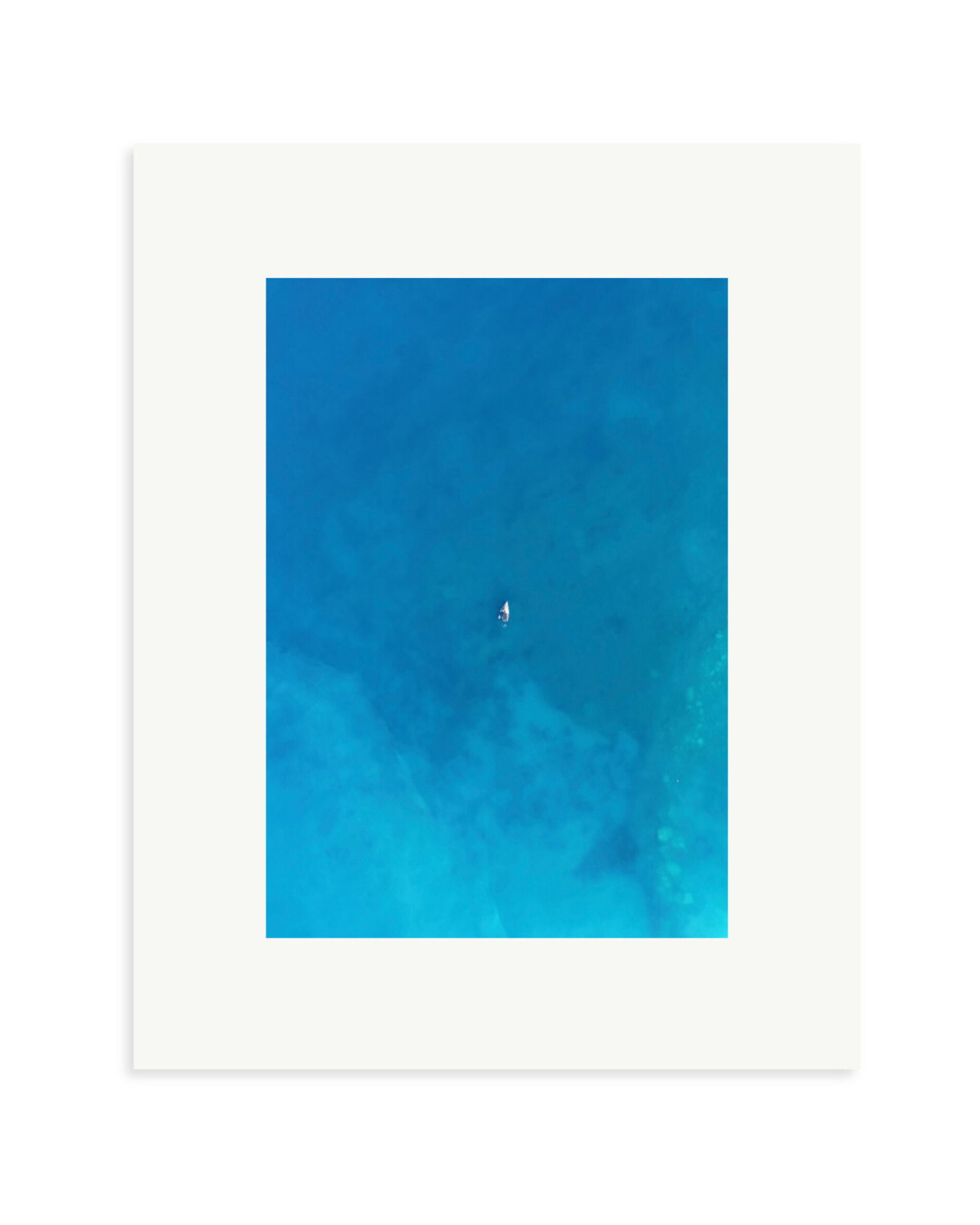 Lonely boat Print Only / Small