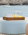 Antique Tablett Rattan