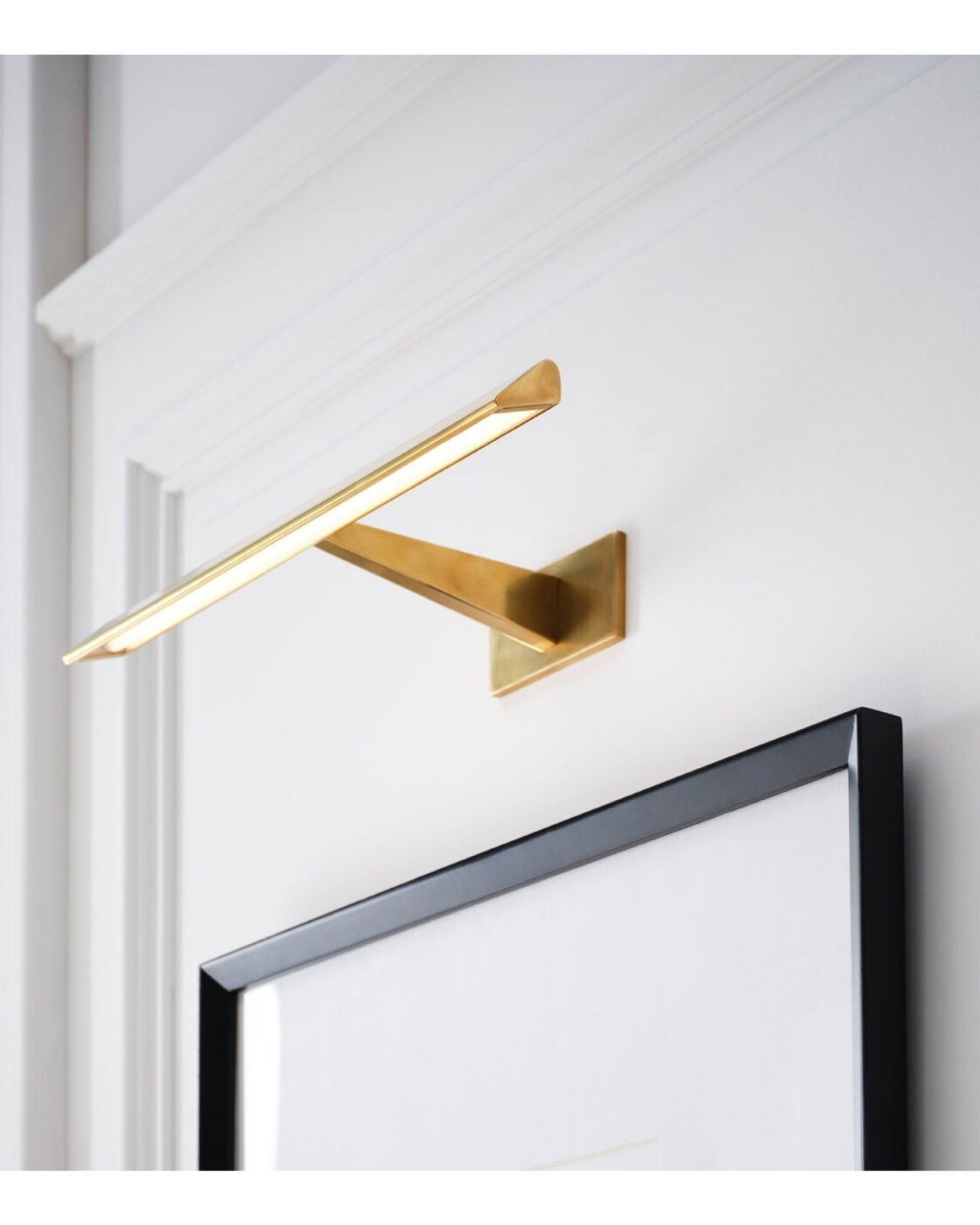 Petrel 18" Picture Light Antique Brass