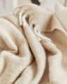 Savoie Herringbone Throw Sand