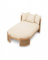 Marenzo teak sun lounger