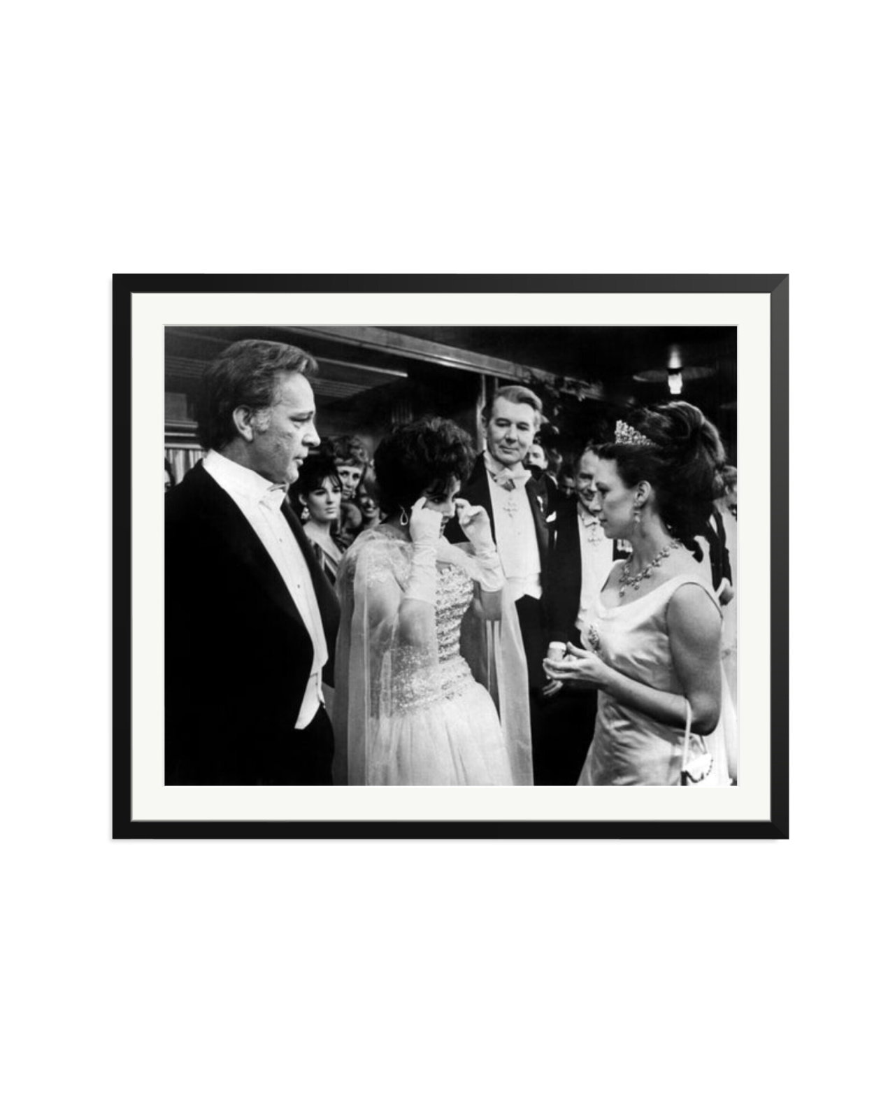 Burton, Taylor and Princess Margaret Black / XXL