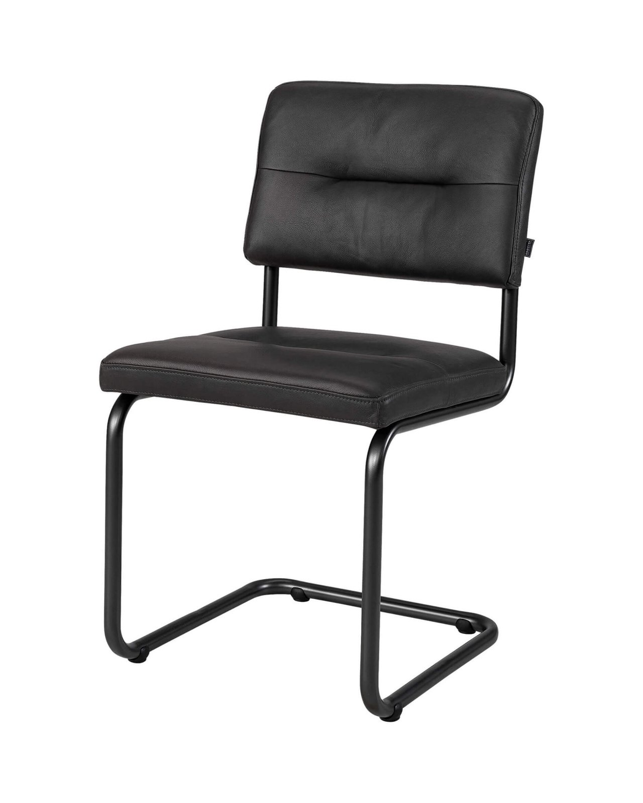 Caspian Dining Chair Leather Anthracite OUTLET