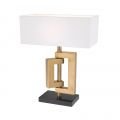 Leroux table lamp brass