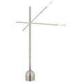 Rousseau Double Boom Arm Floor Lamp Polished Nickel