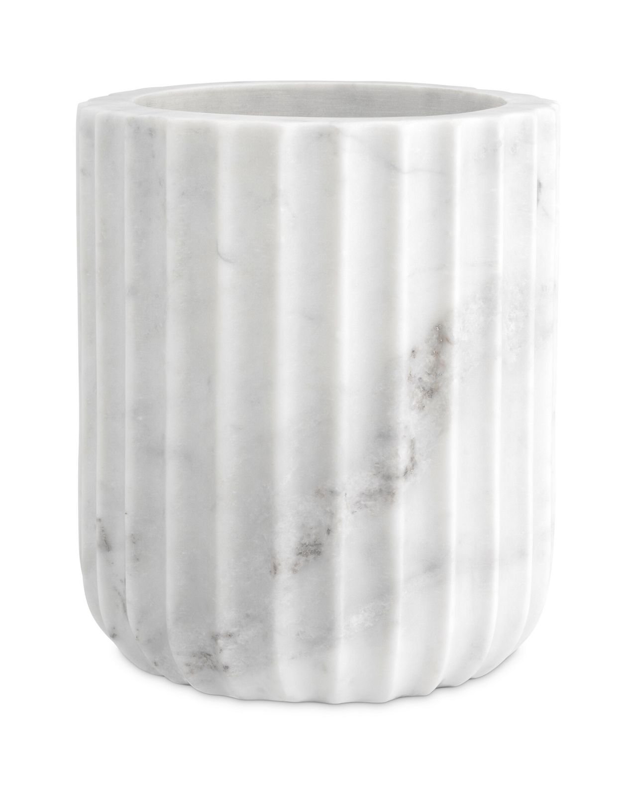 Nava vase white marble