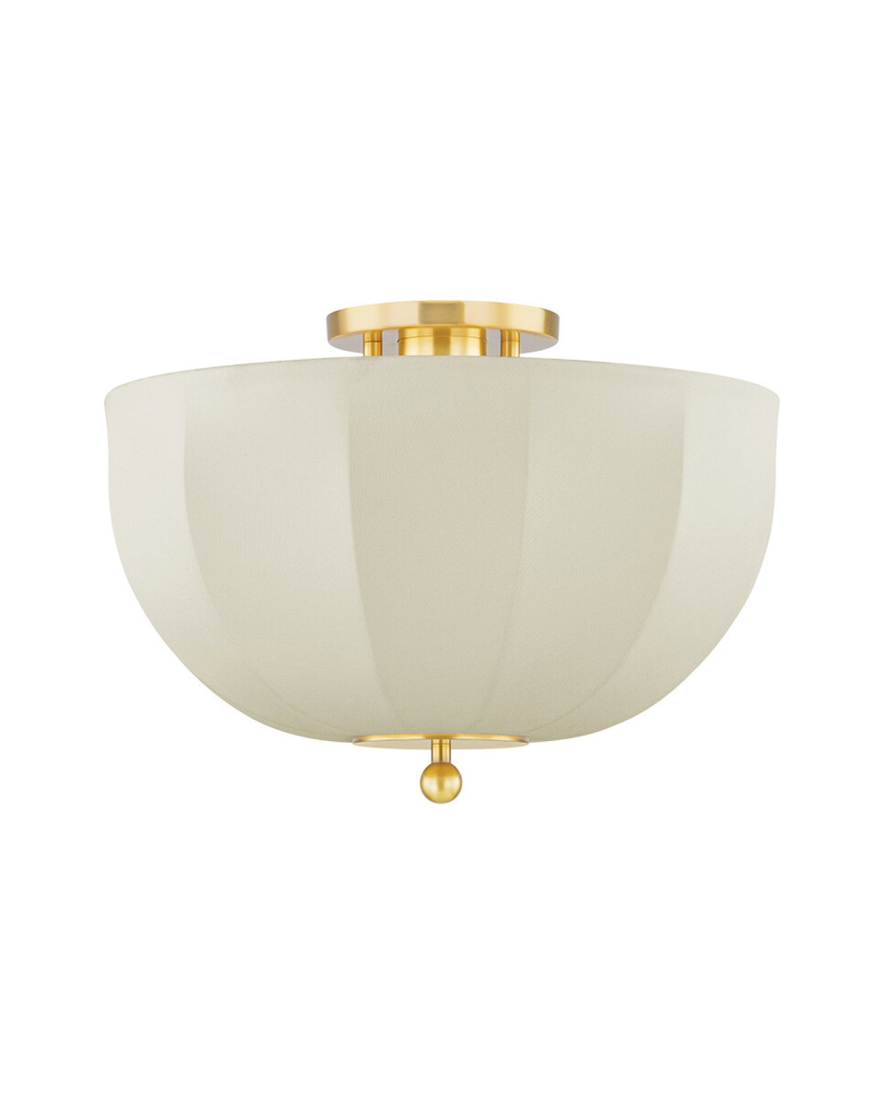 Meshelle plafond antikk messing