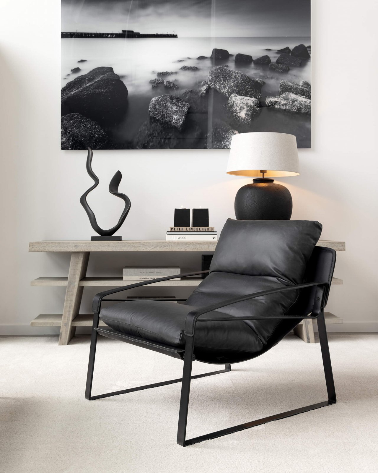 Hillsdale Lounge Chair Titanic Anthracite