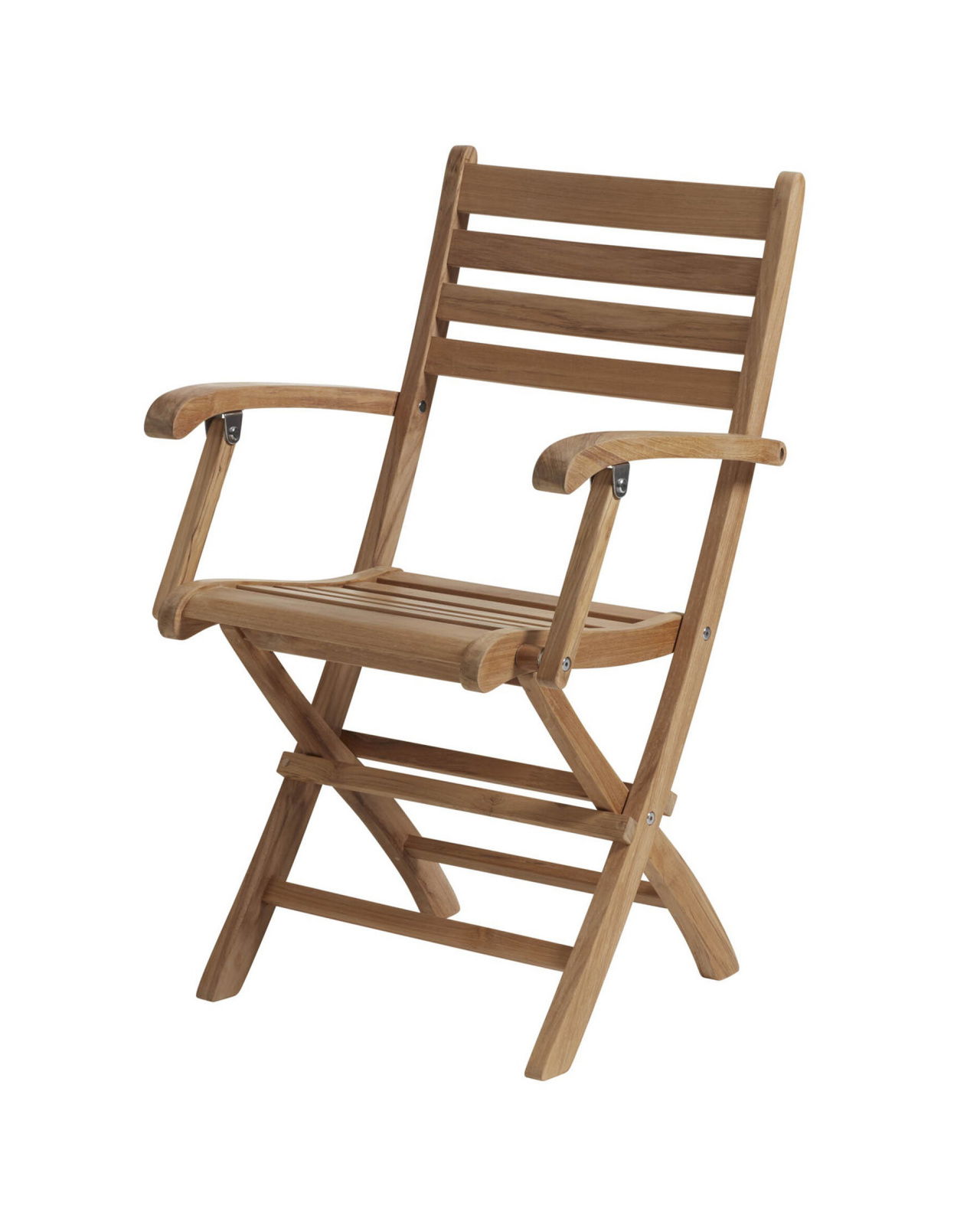 York karmstol, sammenleggbar, teak