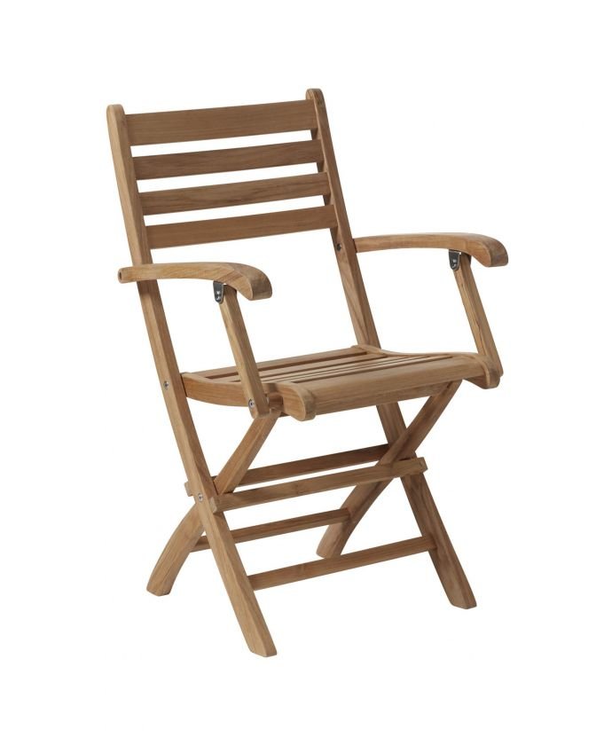 York Folding Chair, teak