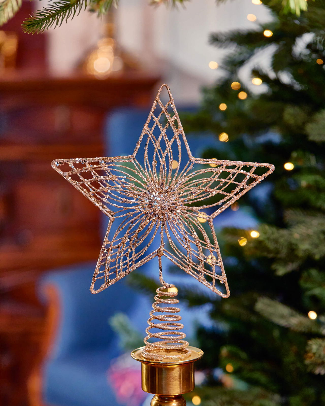 Erin Tree Topper Star Champagne