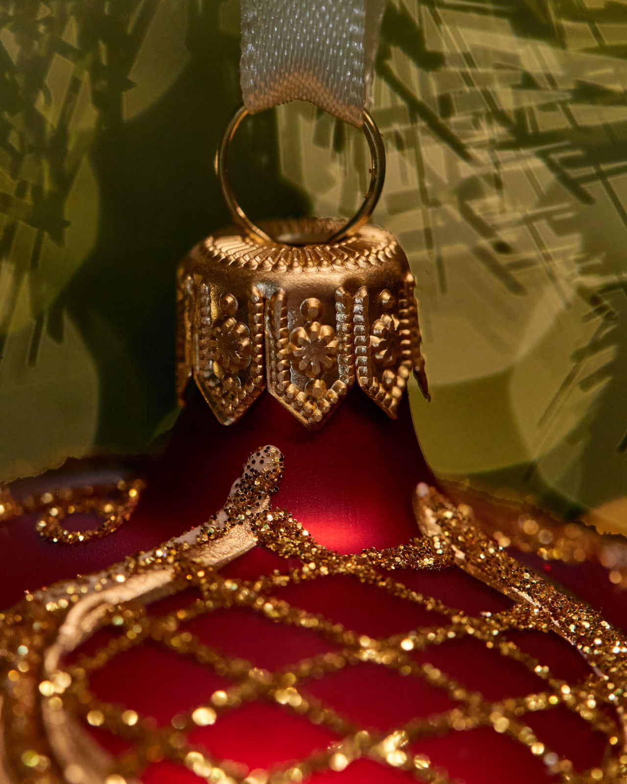 Lux Melia julkula vinröd 8cm