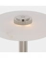 Aran 9" Rechargeable Accent Lamp Polished Nickel