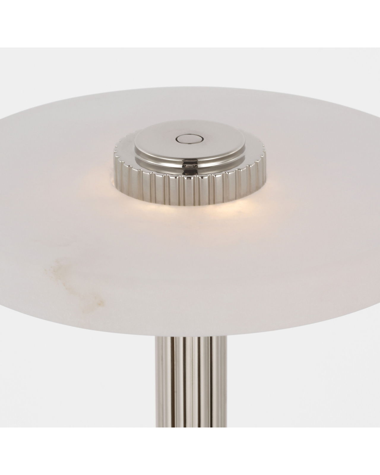 Aran 9" bordslampa uppladdningsbar nickel