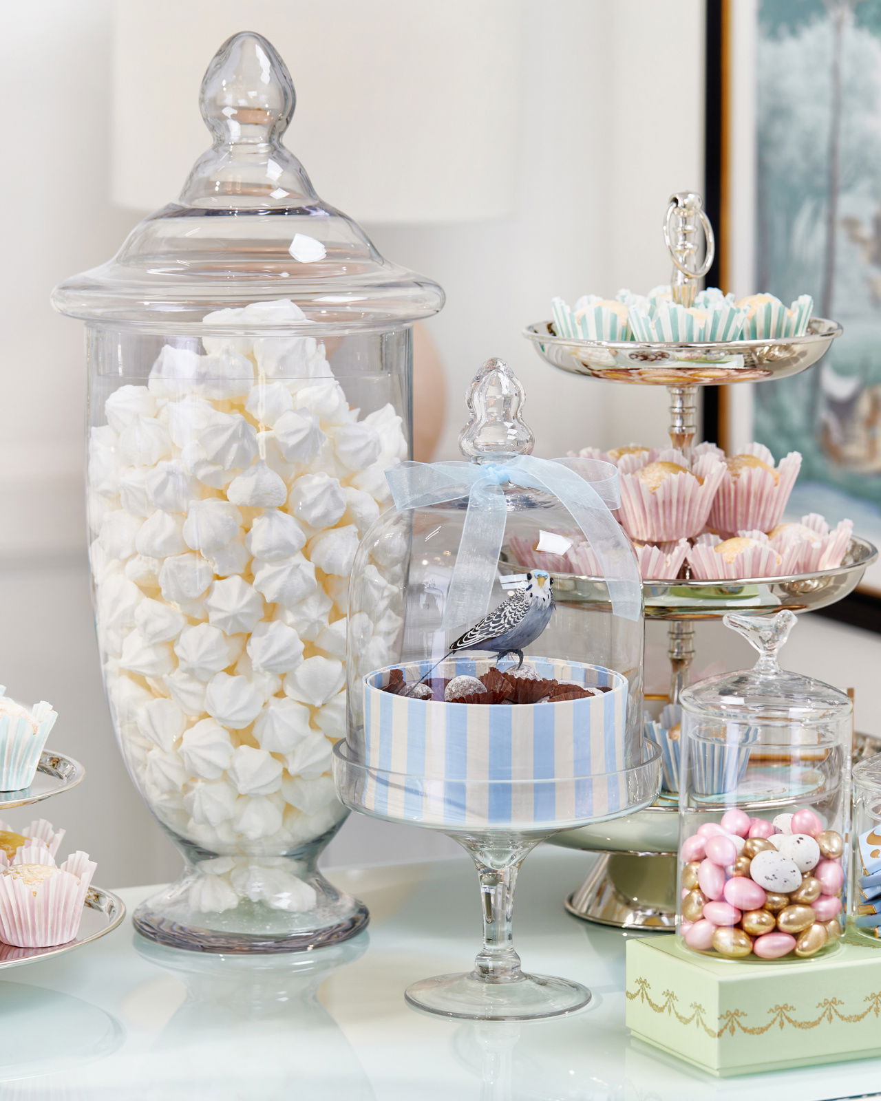 Pistache kakfat på fot