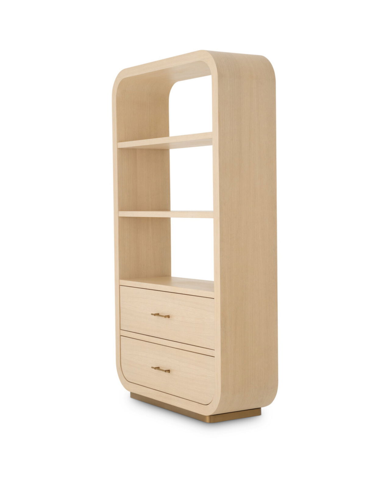 Quinton-Bücherregal, natürliches Eichenfurnier