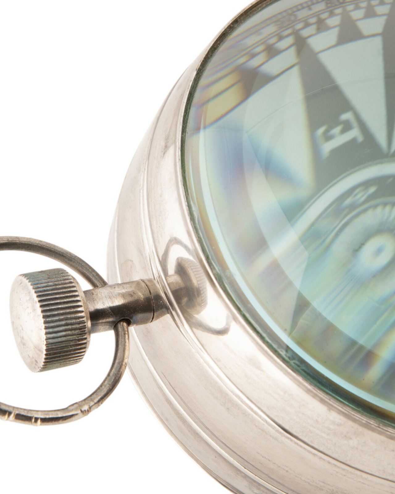 Eye of Time Clock silver