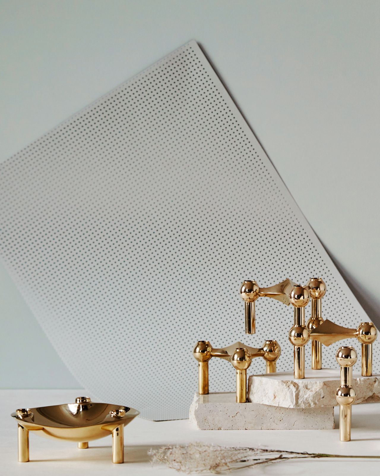 Nagel skål mässing