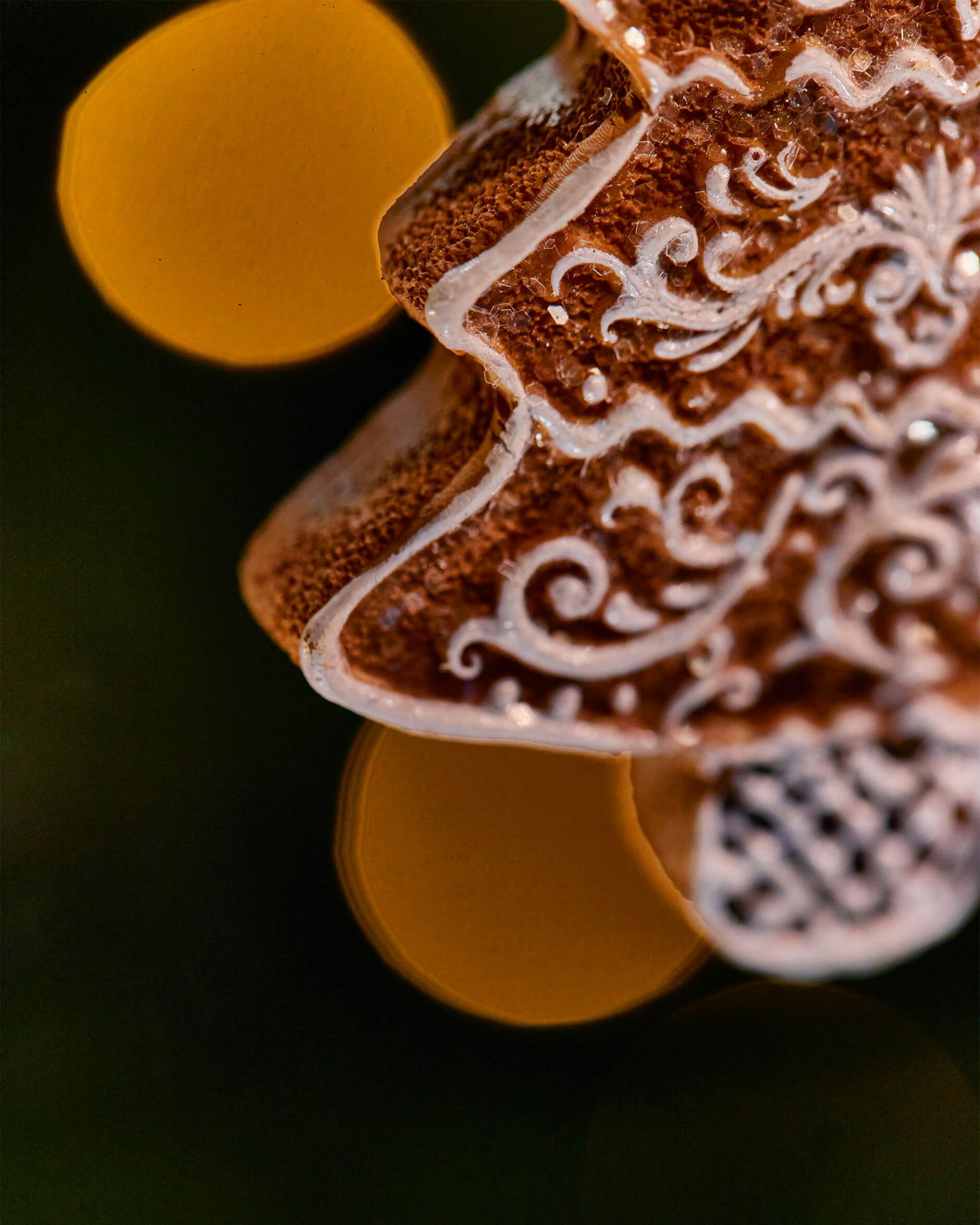 Woodley pepparkaka gran julgrandekoration