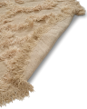Rio rundt beige tæppe