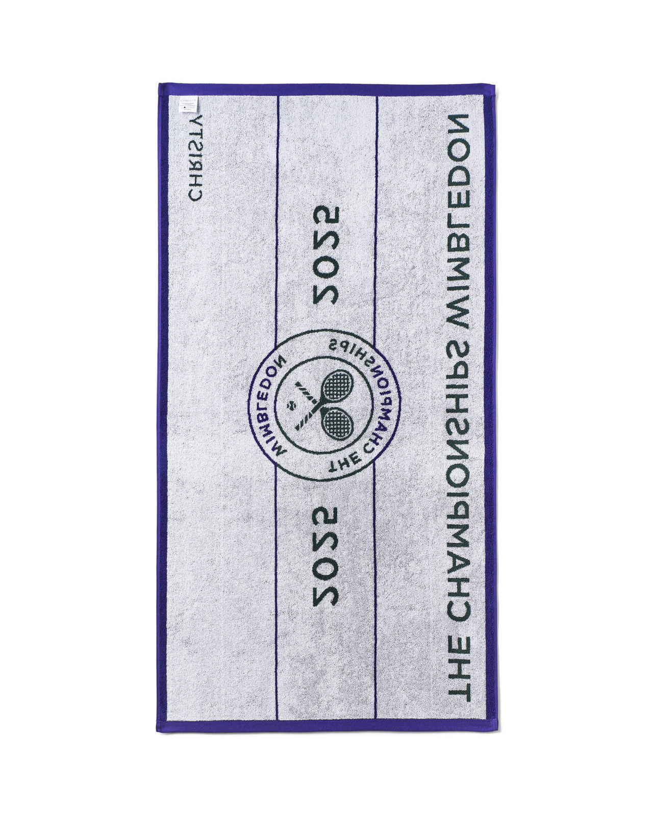 Wimbledon 2025 Championship handduk grön/lila