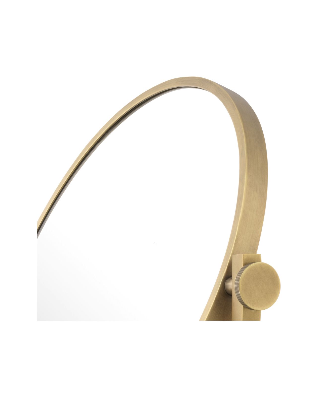 Briançon spegel antik mässing