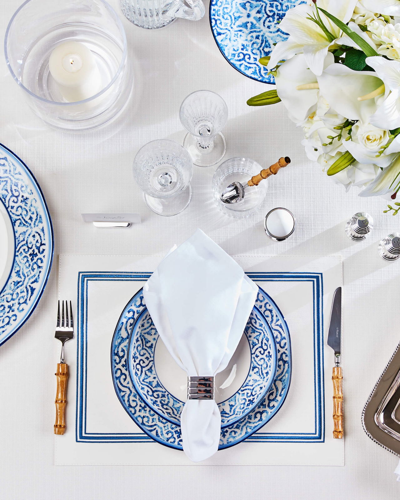 Regatta Placemat White/Blue