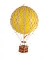 Hot Air Balloon Floating The Skies, True Yellow