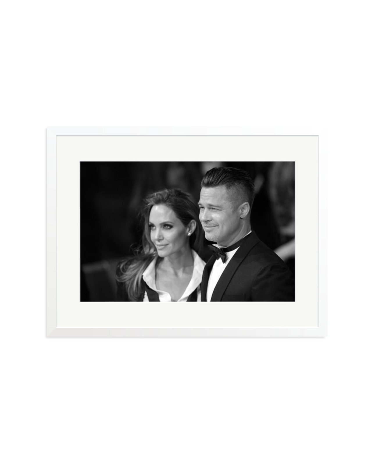 Brad Pitt and Angelina Jolie White / XL