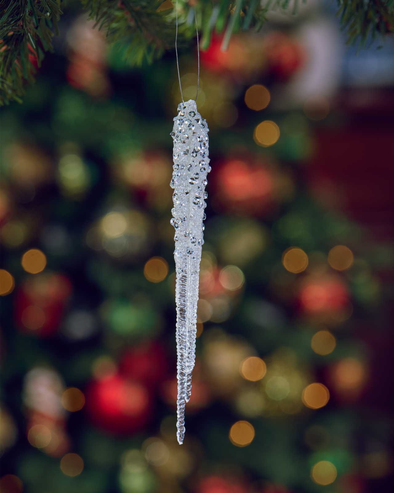 Elsy ijspegel kerstboomdecoratie 4-pack