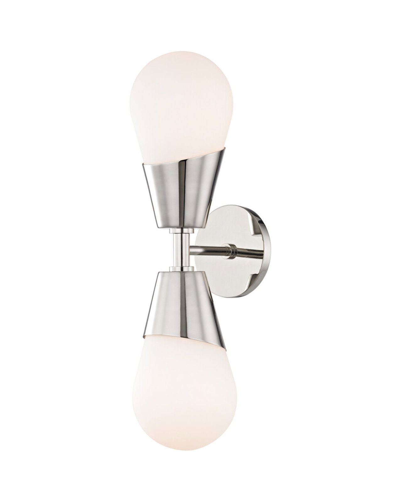 Cora vegglampe nikkel