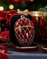 Dalton fabergéägg juldekoration röd