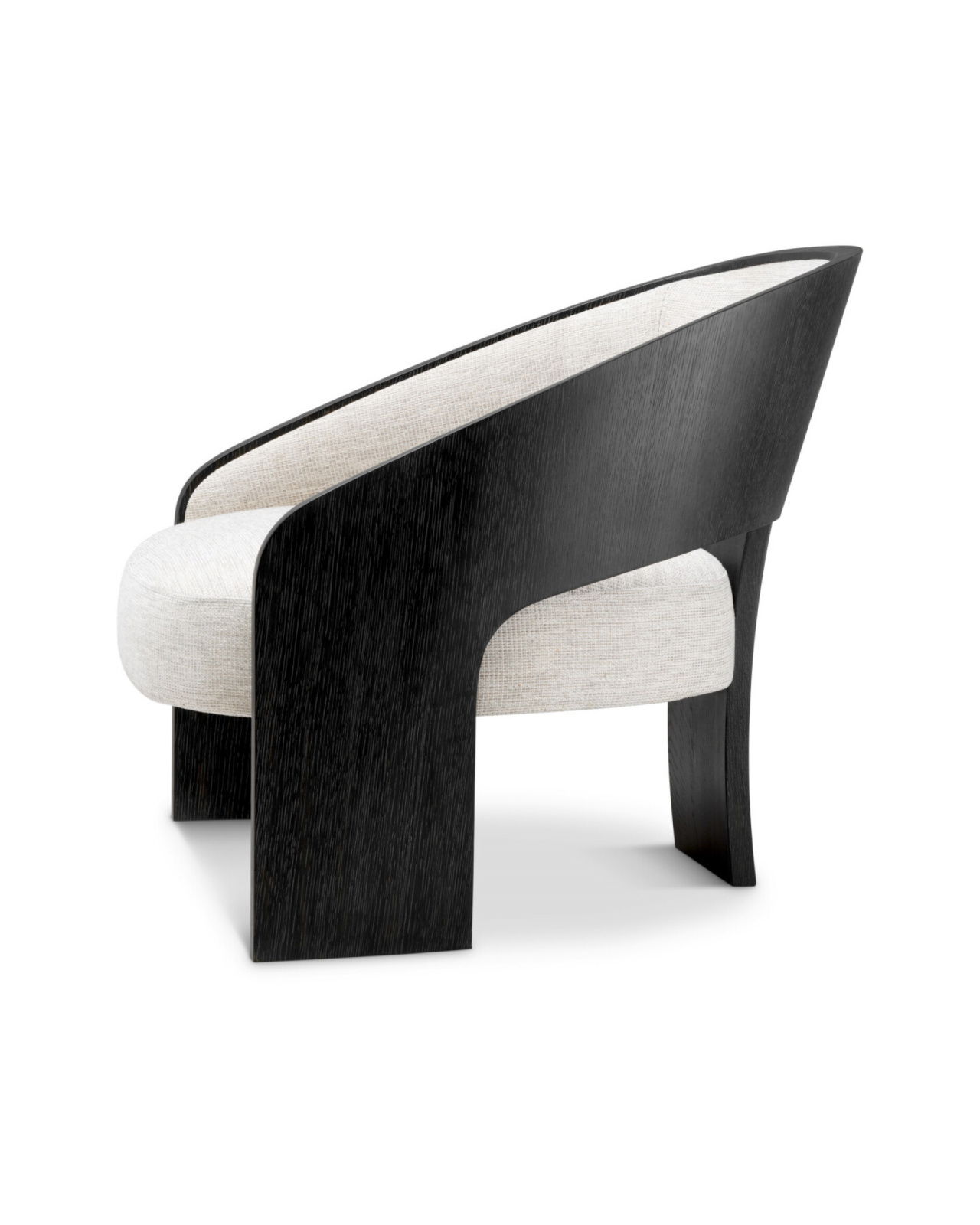 Zephira Fauteuil Donkergrijs Eiken