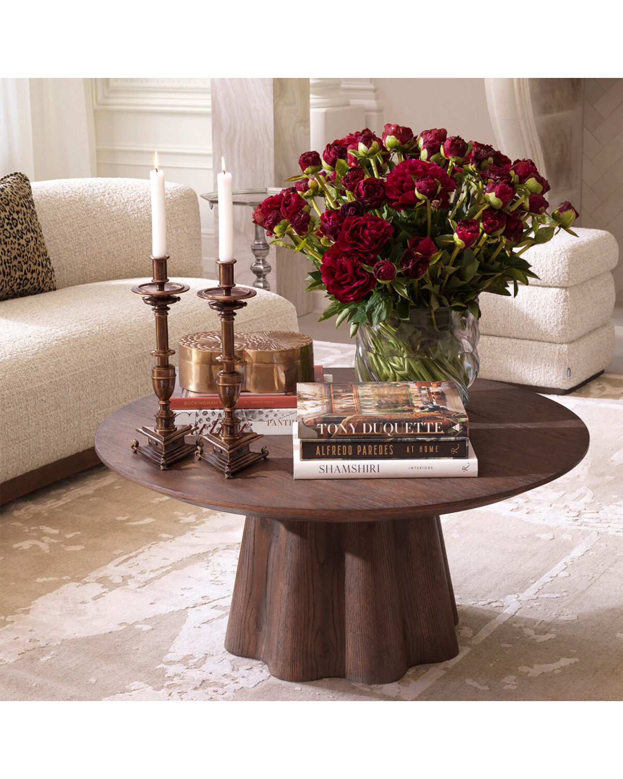 Candle holder Philip antique gold finish