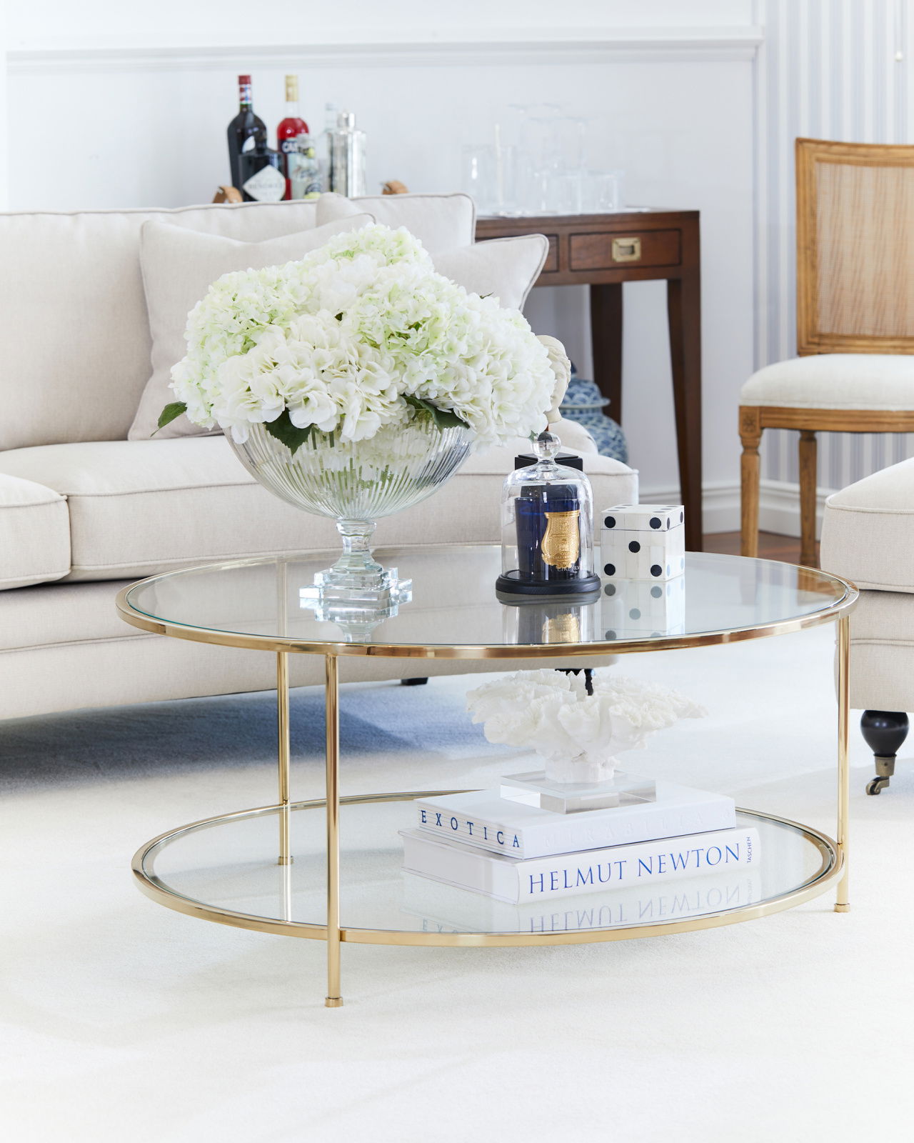 Sphere Coffee Table Brass OUTLET