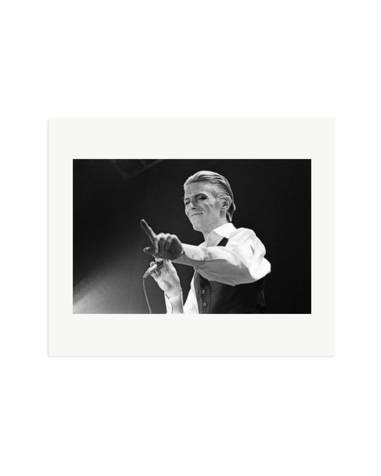 David Bowie Isolar Tour Print Only / Large