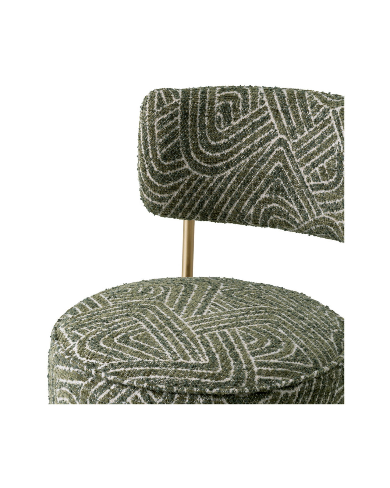 Carleton counter stool with back Camari Green