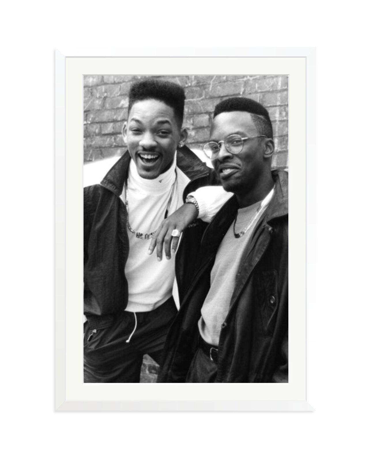 DJ Jazzy Jeff & The Fresh Prince Will Smith White / XXL