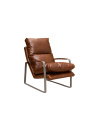 Homy brown armchair