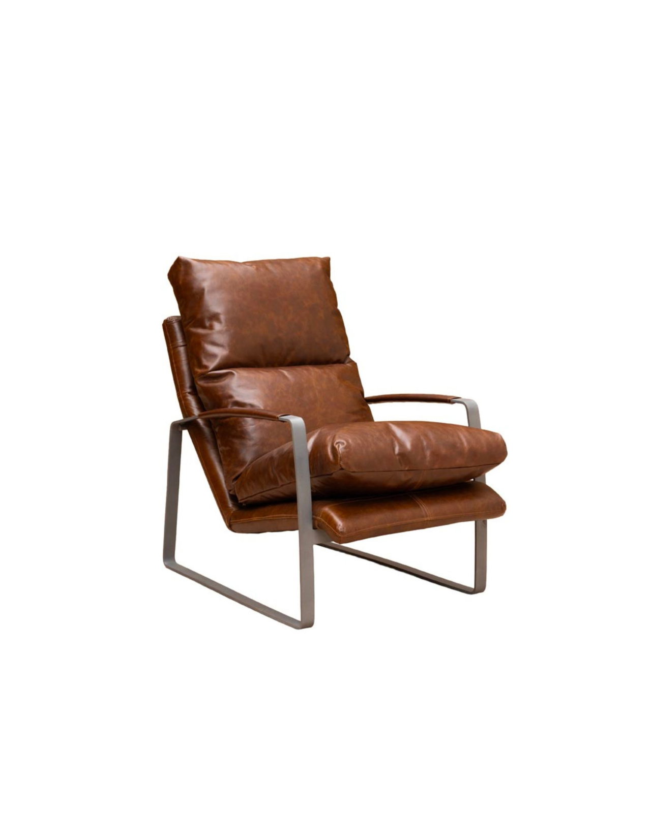 Homy brown armchair
