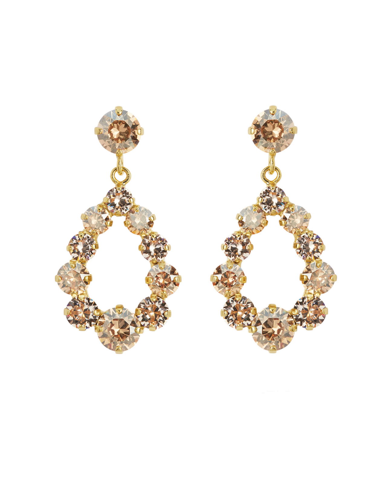 Mini Delia Earrings Golden Combo
