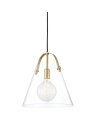 Karin taklampe antikk messing
